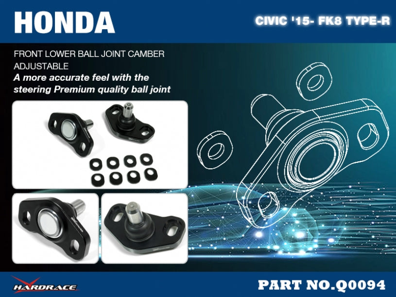 HARDRACE FRONT CAMBER BALL JOINT ADJUSTABLE HardRace