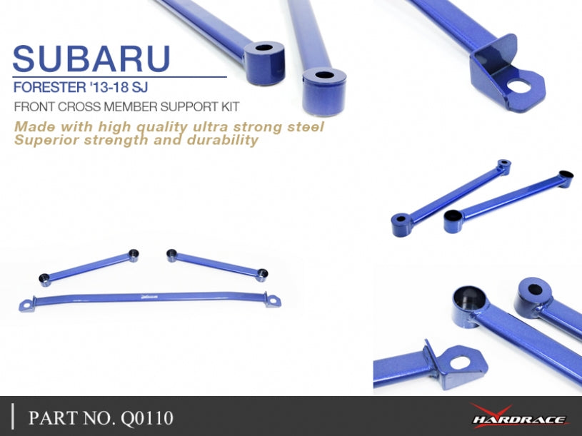 HARDRACE FRONT CROSS MEMBER BRACE KIT HardRace