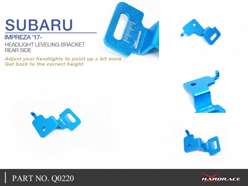 HARDRACE REAR HEADLIGHT LEVELING BRACKET HardRace