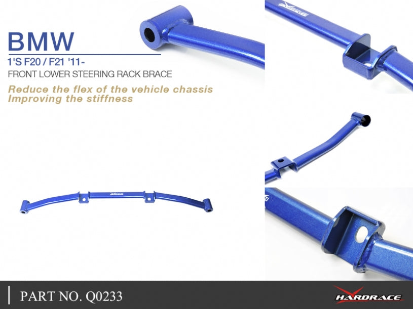 HARDRACE FRONT LOWER STEERING RACK BRACE HardRace
