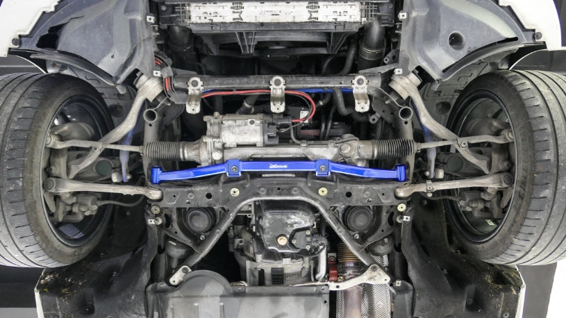 HARDRACE FRONT LOWER STEERING RACK BRACE HardRace