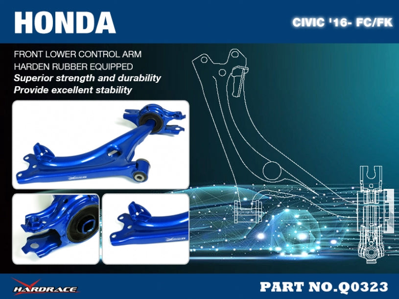 HARDRACE FRONT LOWER ARM HardRace