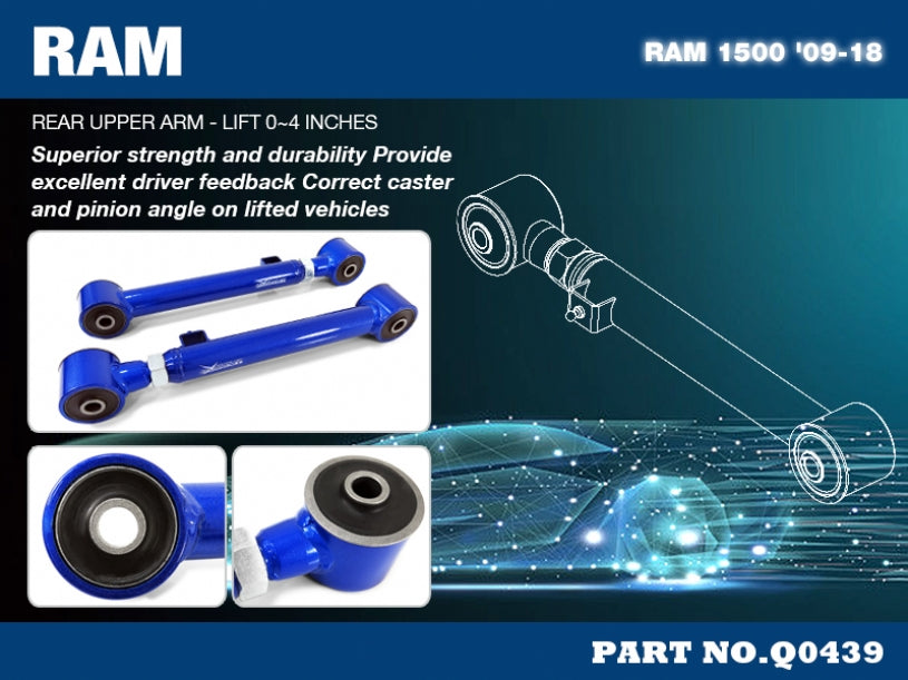 HARDRACE REAR UPPER ARM ADJUSTABLE HardRace