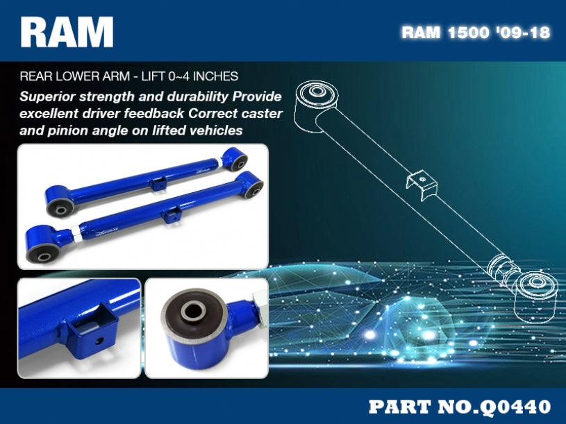HARDRACE REAR LOWER ARM ADJUSTABLE HardRace