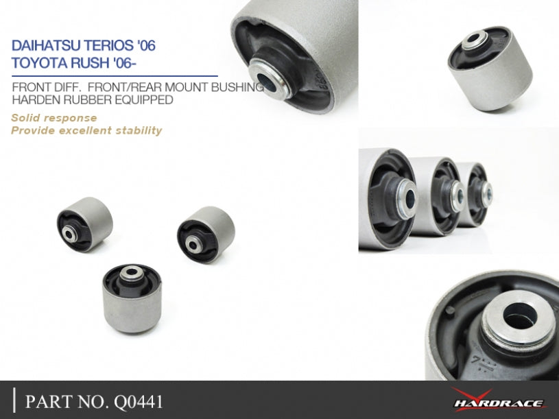 HARDRACE DIFFERENTIAL MOUNTING BUSH KIT HardRace