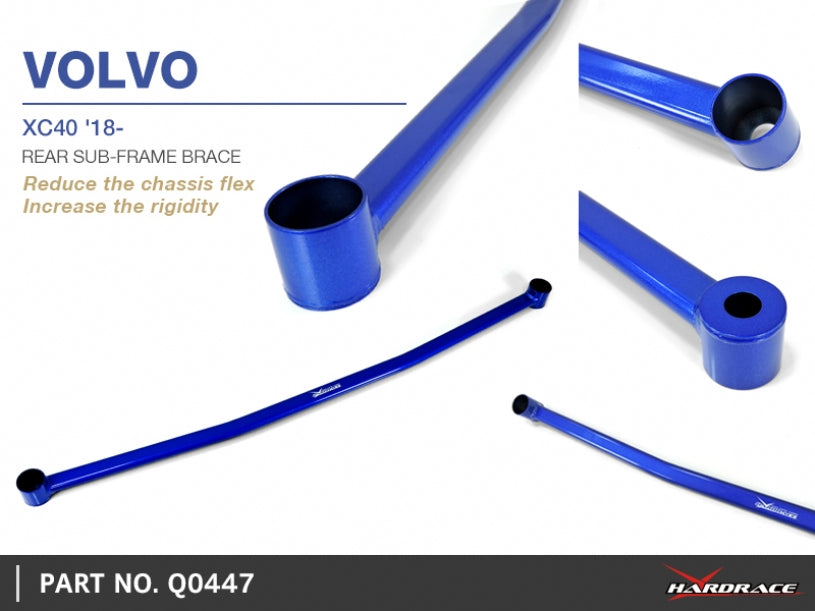 HARDRACE VOLVO XC40 18+ REAR SUB-FRAME BRACE - 1PCS/SET HardRace