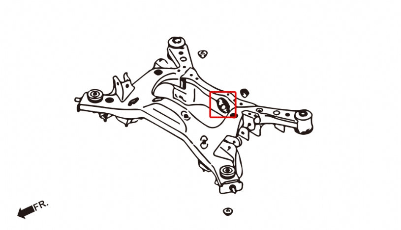 HARDRACE DIFFERENTIAL REAR MOUNTING BUSH HardRace