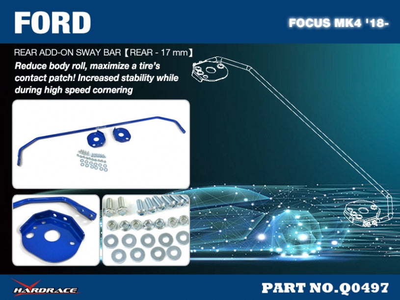 HARDRACE ADD ON REAR ANTI ROLL BAR HardRace
