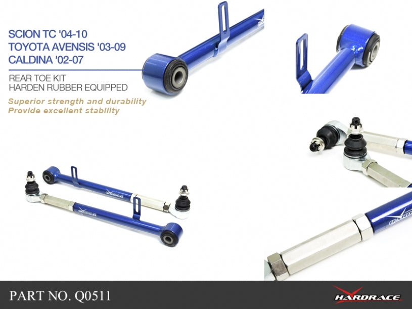 HARDRACE REAR TOE CONTROL ARM ADJUSTABLE HardRace