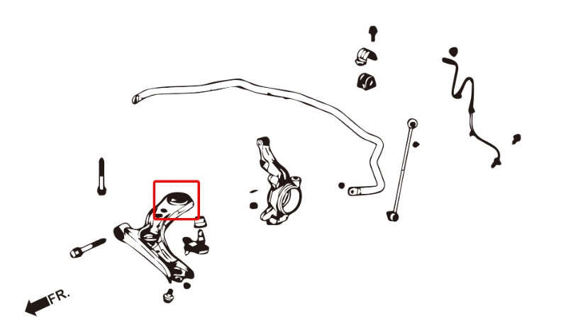 HARDRACE FRONT LOWER ARM BUSH - REAR HardRace