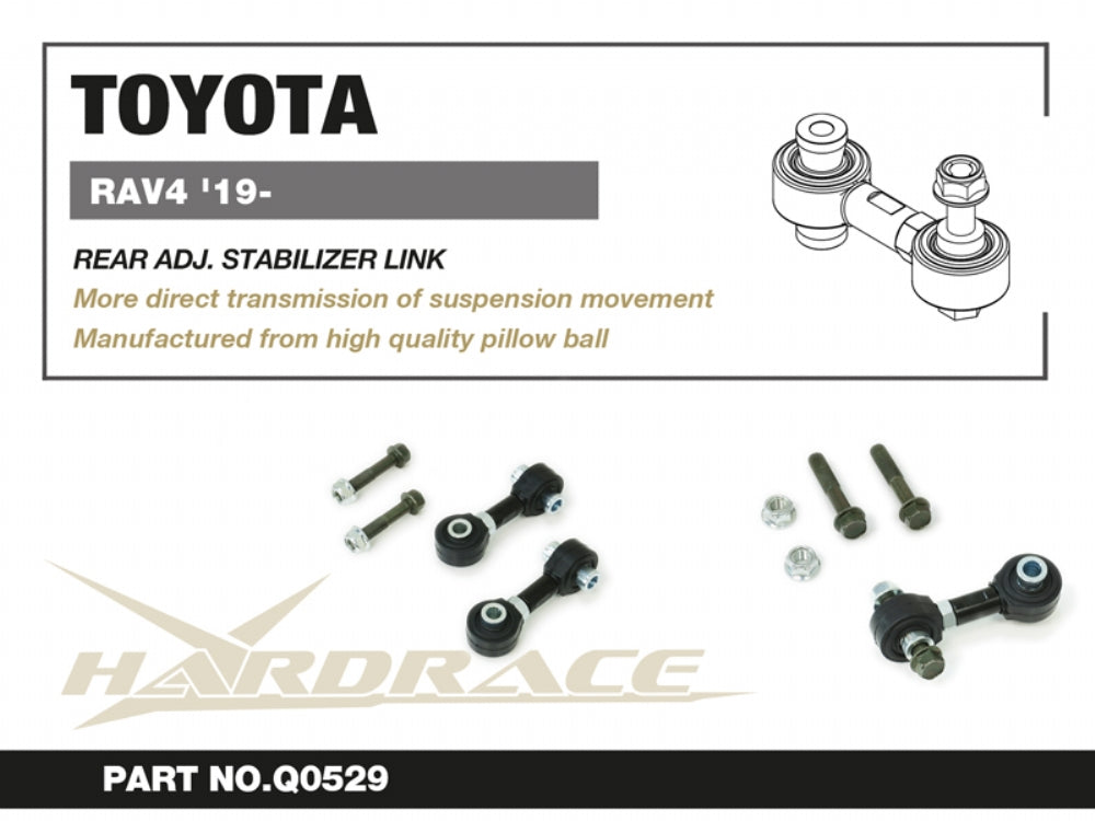 HARDRACE REAR ANTI ROLL BAR LINK ADJUSTABLE HardRace