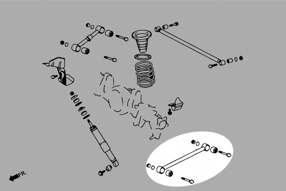HARDRACE REAR LOWER ARM ADJUSTABLE HardRace