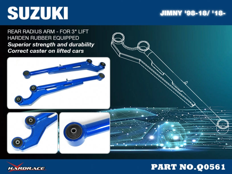 HARDRACE REAR RADIUS ARM HardRace