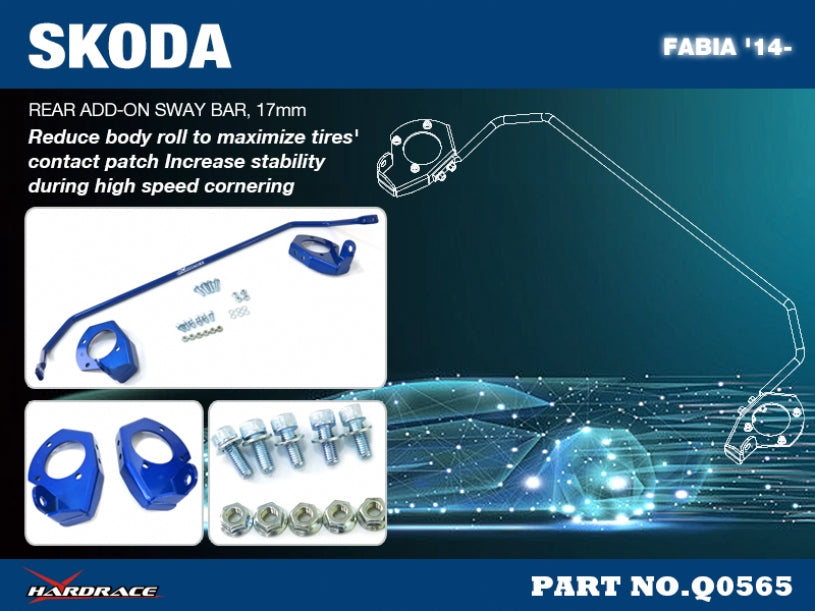 HARDRACE ADD ON REAR ANTI ROLL BAR HardRace