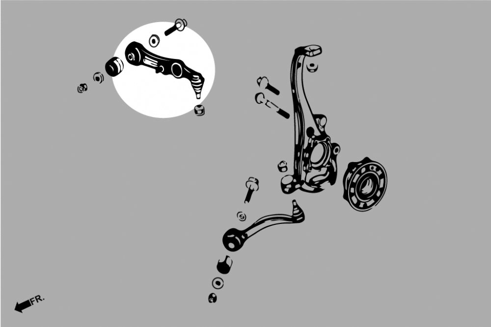 HARDRACE FRONT LOWER ARM - REAR HardRace
