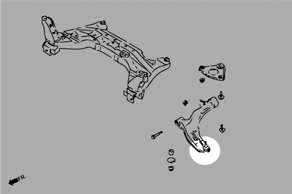 HARDRACE FRONT LOWER BALL JOINT HardRace