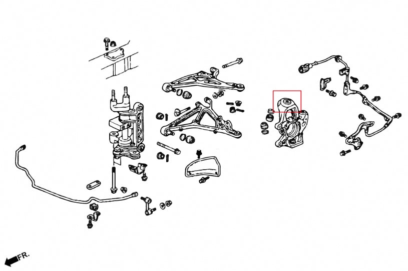 HARDRACE FRONT KNUCKLE UPPER BALL JOINT HardRace