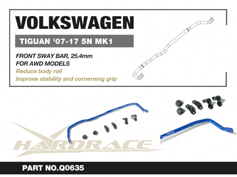HARDRACE FRONT ANTI ROLL BAR HardRace