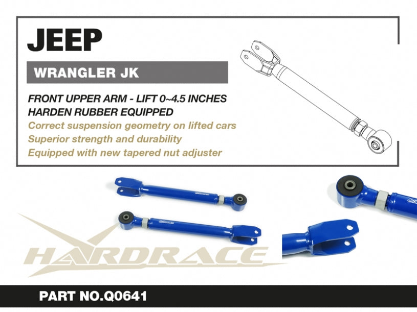 HARDRACE FRONT UPPER ARM ADJUSTABLE HardRace