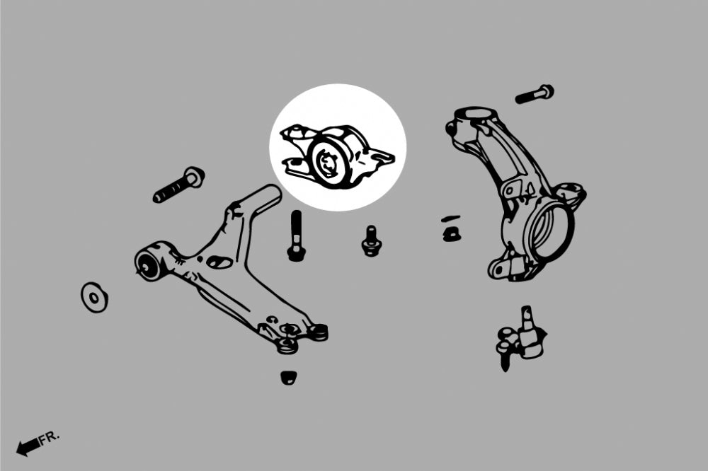 HARDRACE FRONT LOWER ARM BUSH HardRace