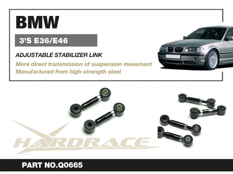 HARDRACE ANTI ROLL BAR LINK ADJUSTABLE HardRace