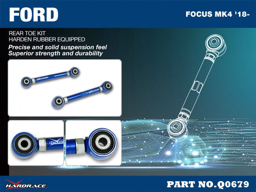 HARDRACE REAR TOE CONTROL ARM ADJUSTABLE HardRace