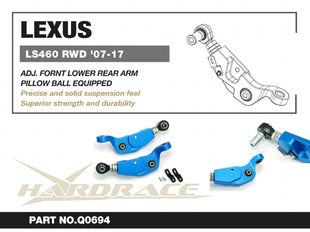 HARDRACE FRONT LOWER CONTROL ARM ADJUSTABLE HardRace