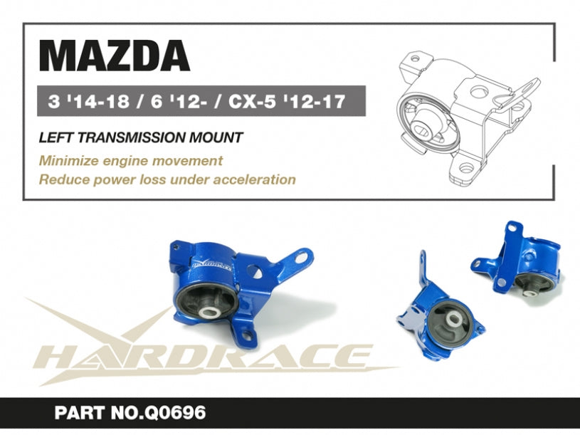 HARDRACE UPRATED LEFT ENGINE MOUNT HardRace