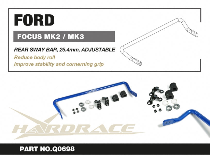 HARDRACE REAR ANTI ROLL BAR HardRace