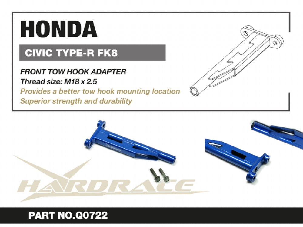 HARDRACE FRONT TOW HOOK ADAPTER HardRace