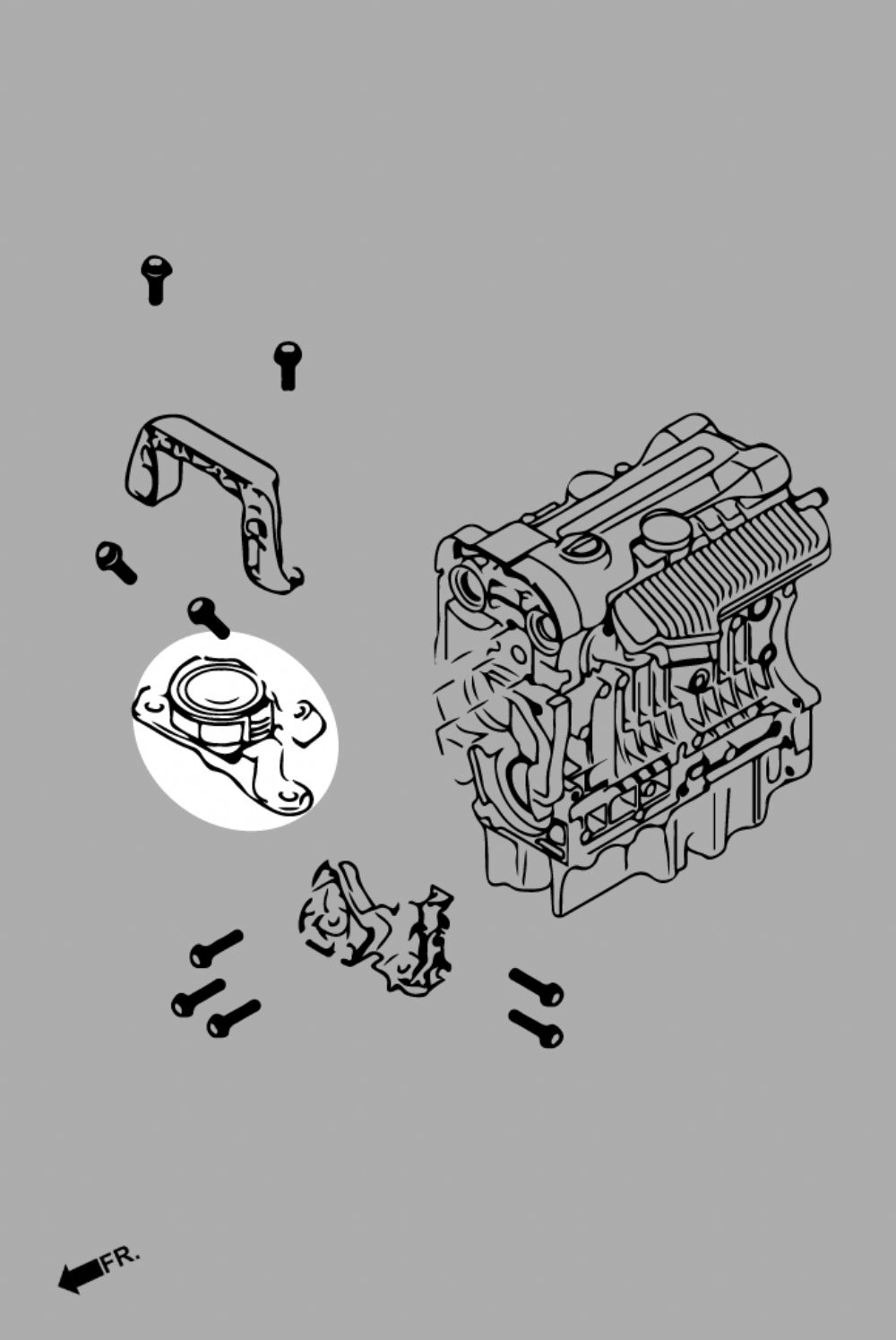 HARDRACE UPRATED ENGINE MOUNT SET HardRace