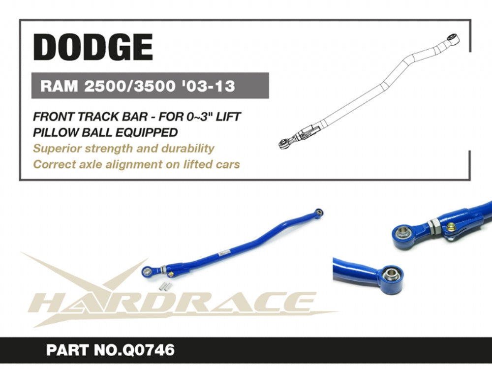 HARDRACE FRONT TRACK BAR ADJUSTABLE HardRace