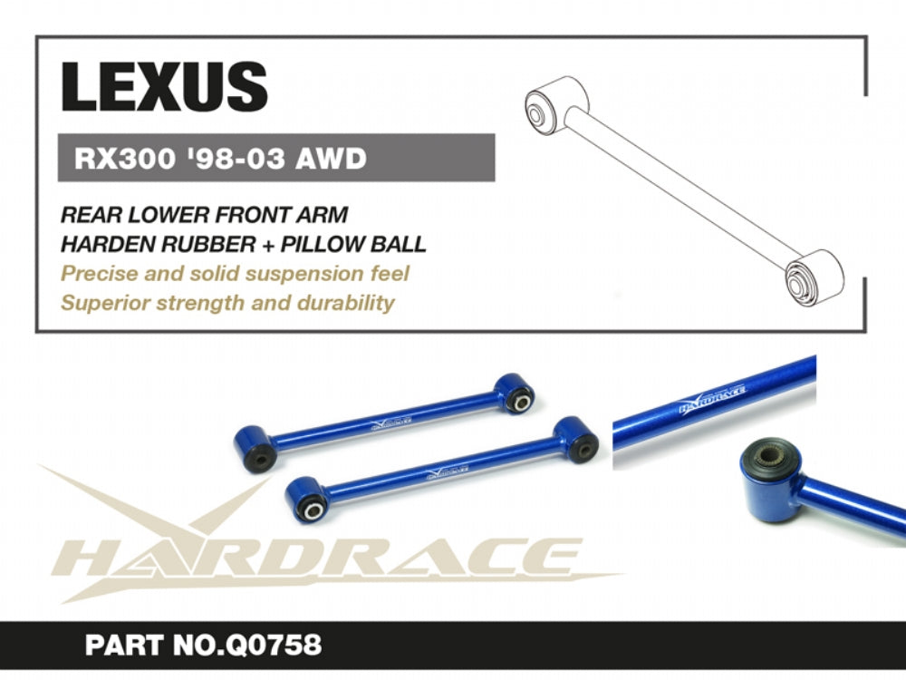 HARDRACE REAR LATERAL ARM FRONT ADJUSTABLE HardRace
