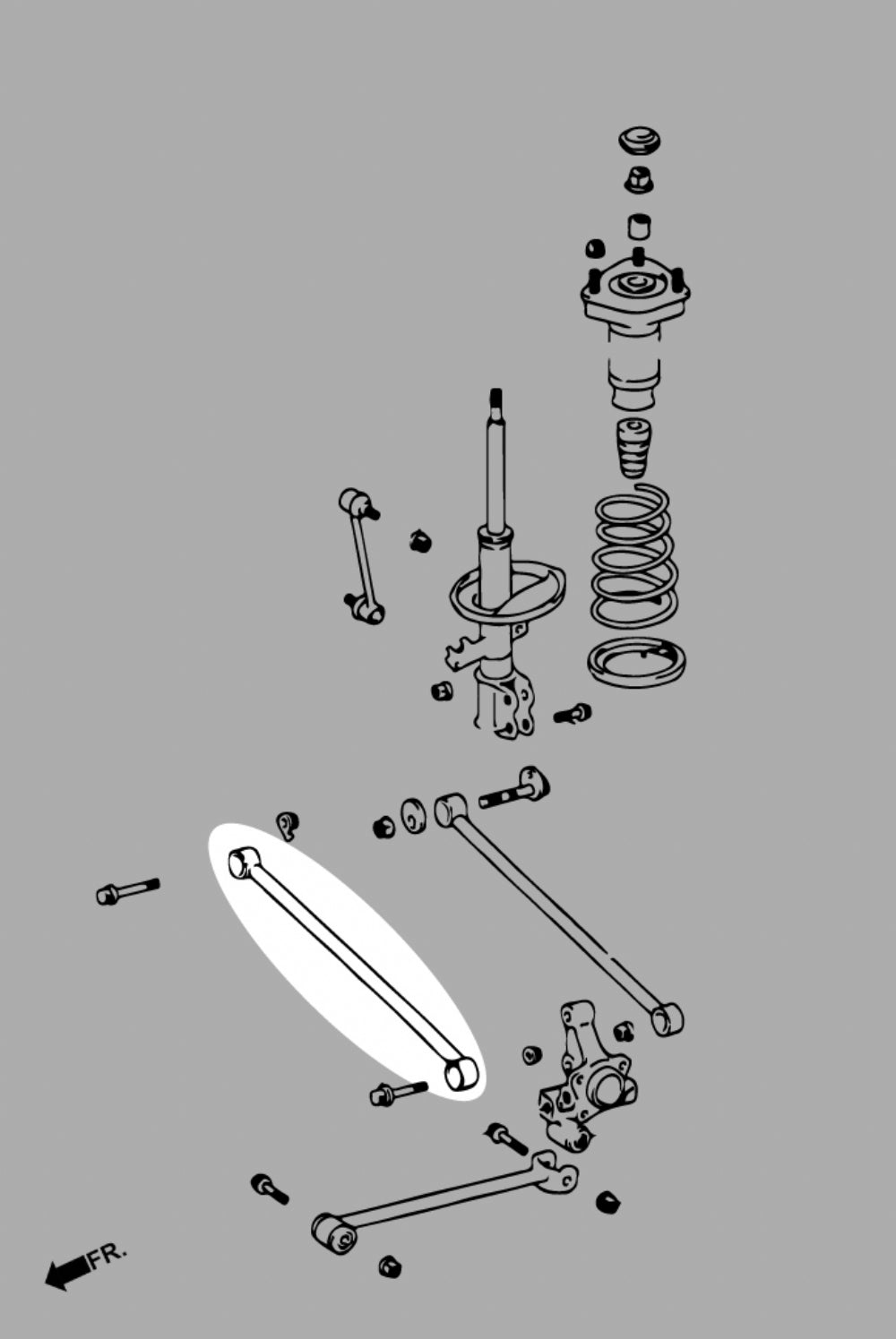 HARDRACE REAR LATERAL ARM FRONT ADJUSTABLE HardRace