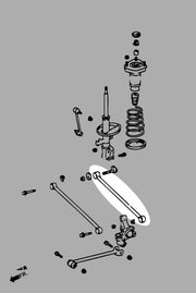 HARDRACE REAR LATERAL ARM REAR ADJUSTABLE HardRace