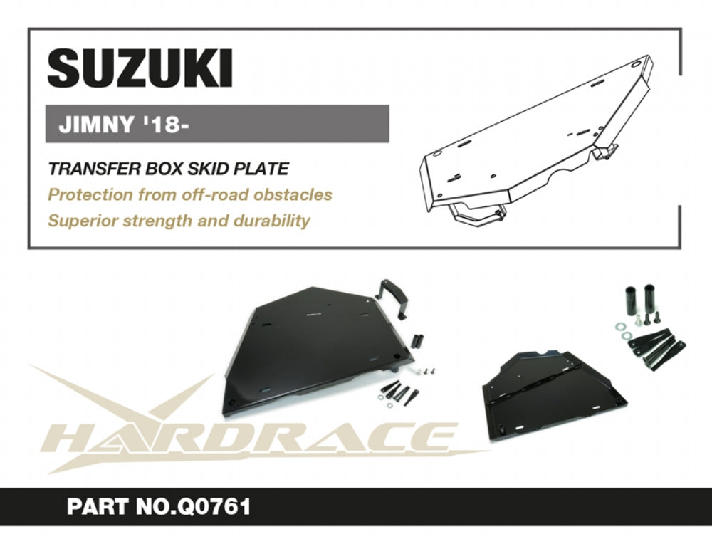 HARDRACE TRANSFER BOX SKID PLATE HardRace