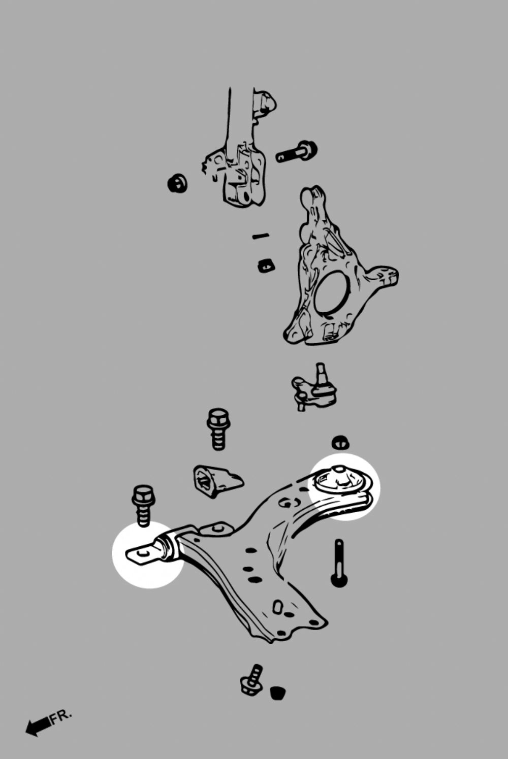 HARDRACE FRONT LOWER ARM BUSH HardRace
