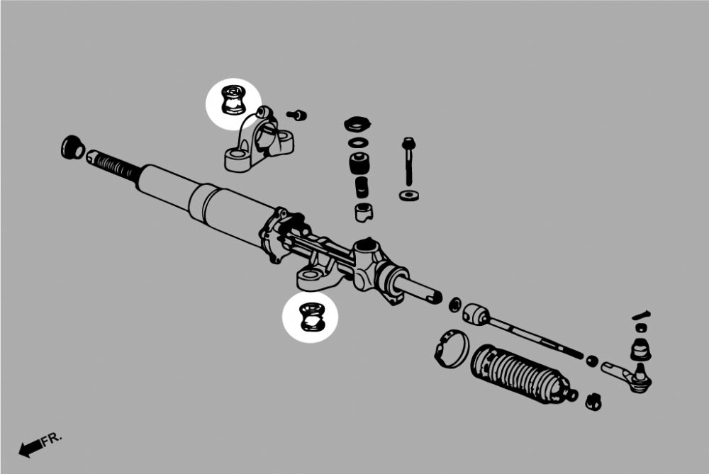 HARDRACE STEERING RACK BUSH HardRace