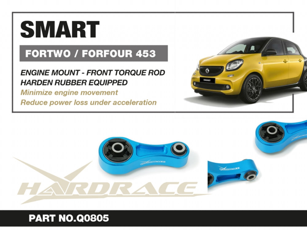 HARDRACE SMART FORTWO/FORFOUR 453 15+ ENGINE MOUNT - FRONT TORQUE ROD 1PCS/SET HardRace