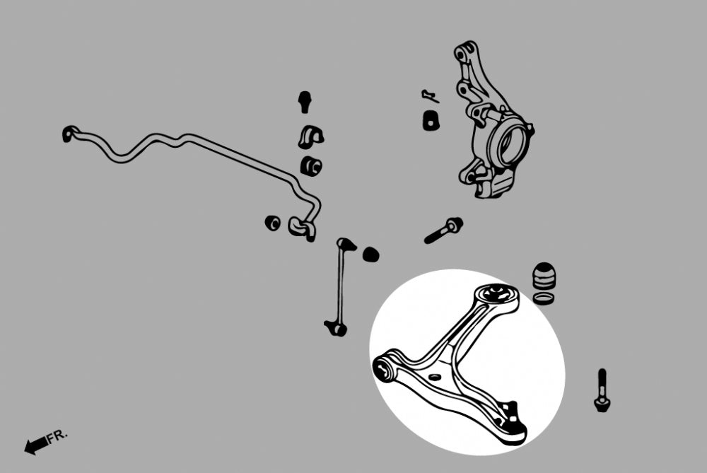 HARDRACE FRONT LOWER ARM HardRace