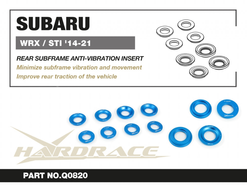 HARDRACE REAR SUBFRAME ANTI-VIBRATION INSERT HardRace