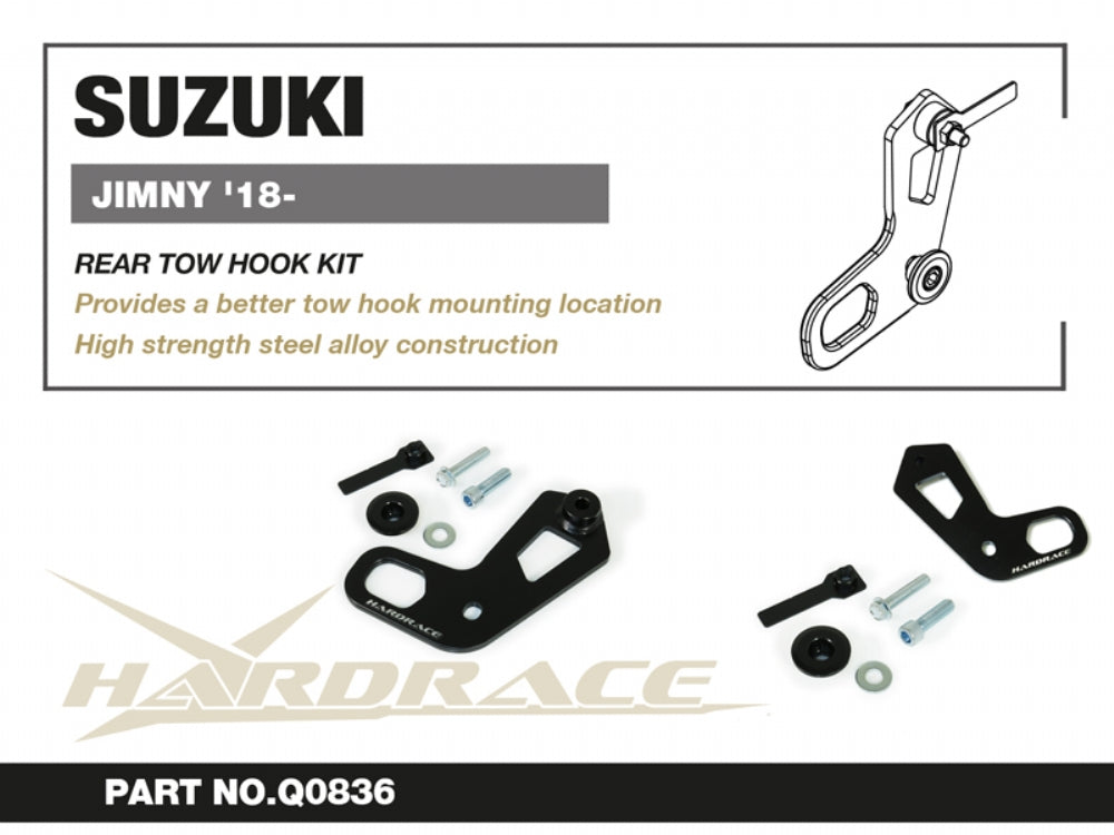 HARDRACE REAR TOW HOOK KIT HardRace