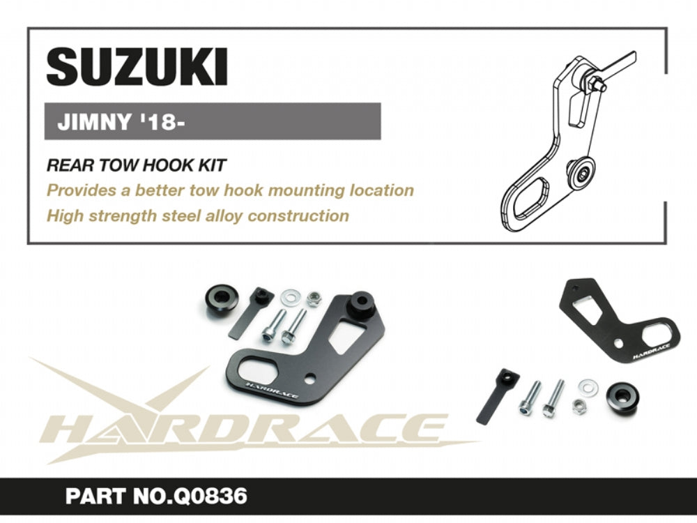 HARDRACE REAR TOW HOOK KIT HardRace