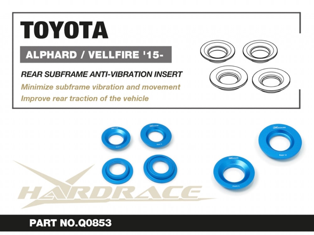 HARDRACE REAR SUBFRAME ANTI-VIBRATION INSERT HardRace