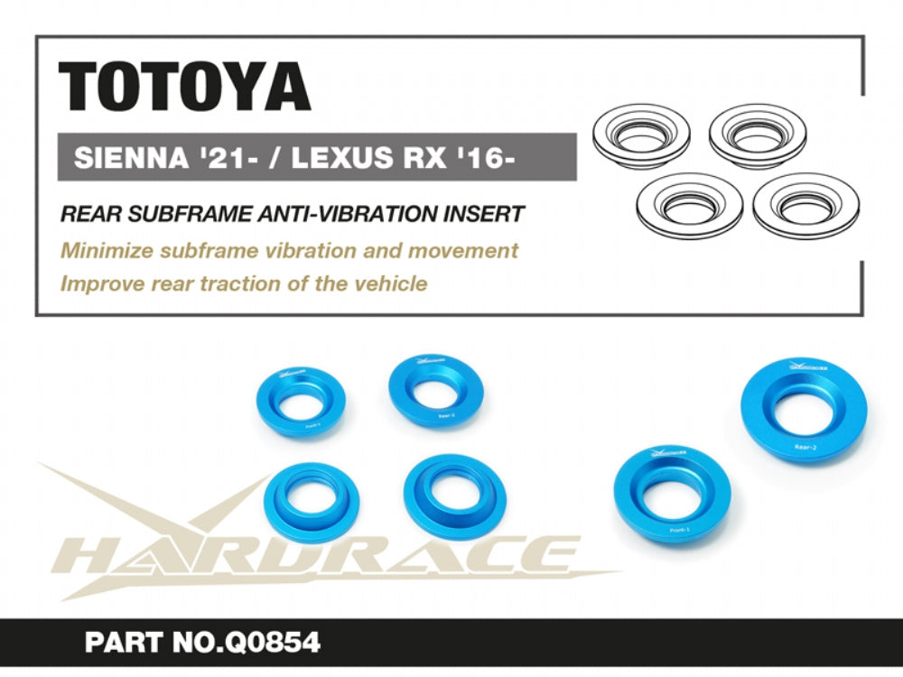 HARDRACE REAR SUBFRAME ANTI-VIBRATION INSERT HardRace