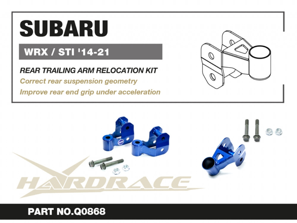 HARDRACE REAR TRAILING ARM RELOCATION KIT HardRace