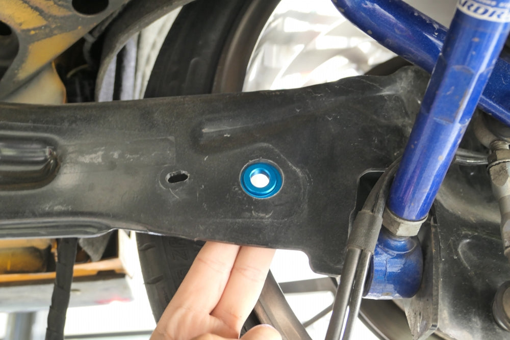 HARDRACE REAR TRAILING ARM REINFORCEMENT BRACE HardRace