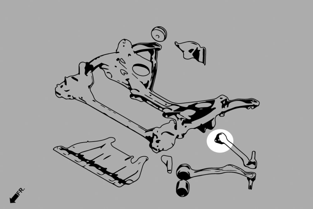 HARDRACE FRONT LOWER - REAR ARM BUSH HardRace