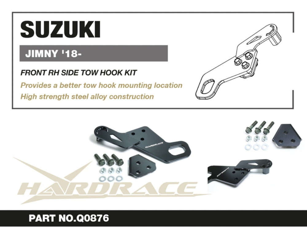 HARDRACE FRONT TOW HOOK KIT HardRace