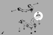 HARDRACE FRONT LOWER ARM REAR BUSH HardRace